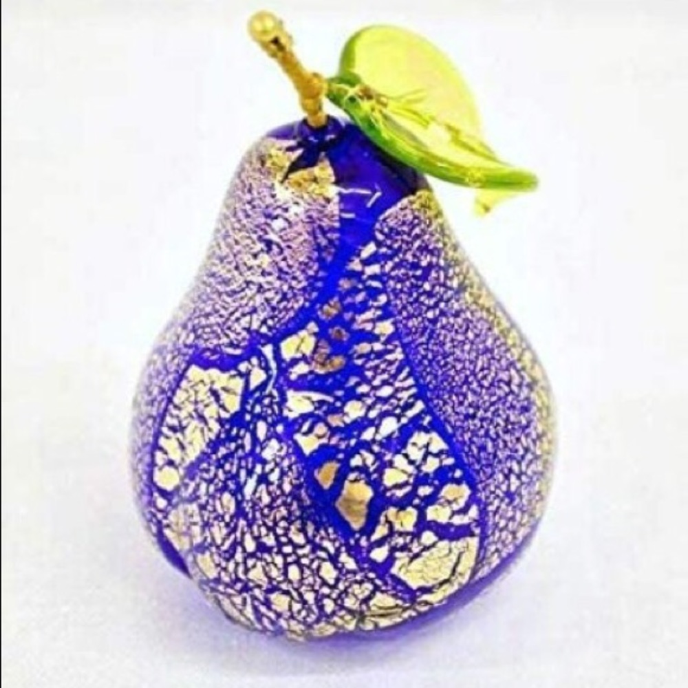 Murano Glass Handmade, Blown Glass Pear